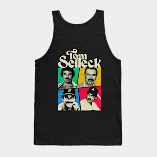 tom selleck Comic vintage white Tank Top